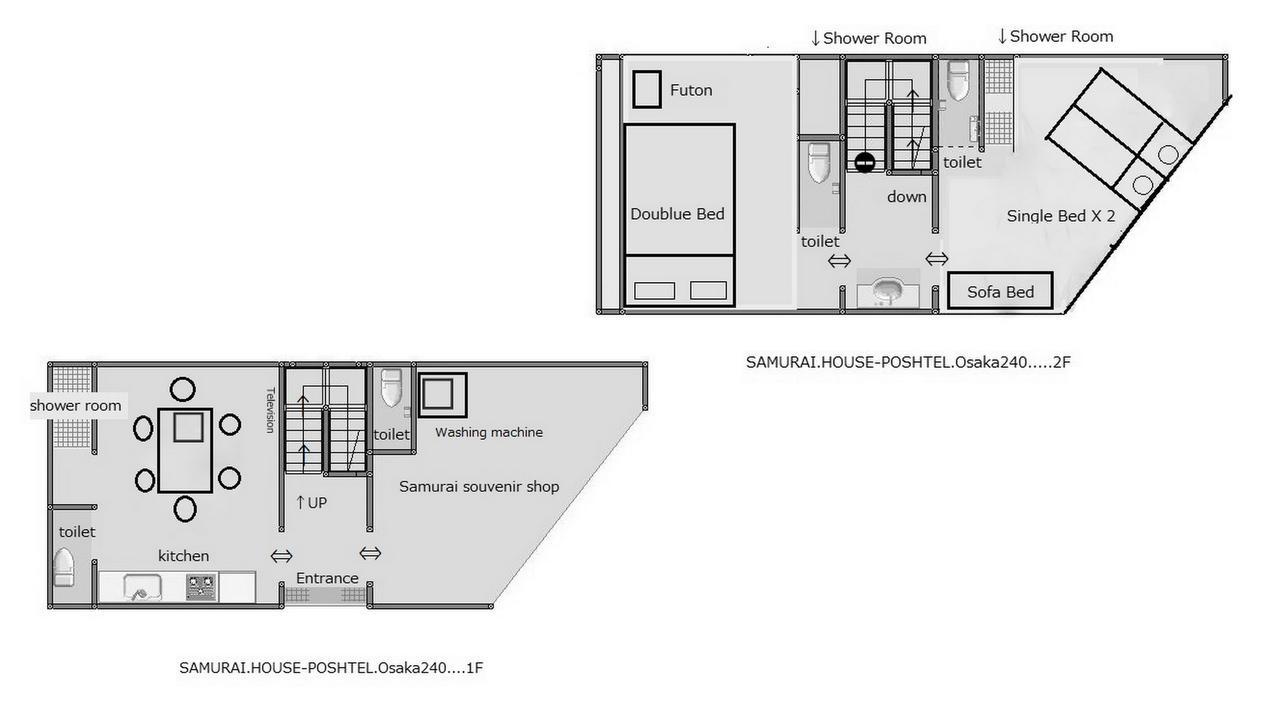 דירות Poshtel Osaka 240 מראה חיצוני תמונה